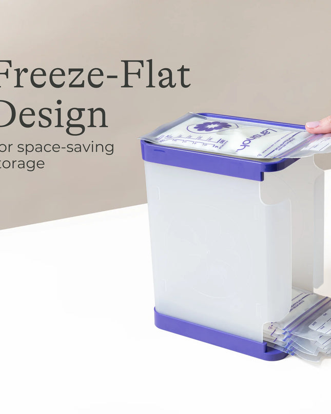 Breastmilk Storage Bags, 100 Count, Fast Freeze & Thaw, 6 Oz