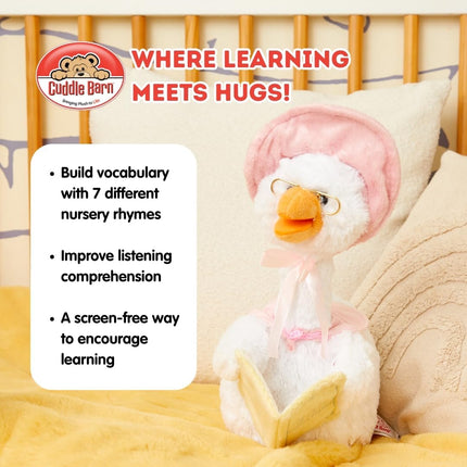 – Mother Goose Animated Stuffed Animal Reads Nursery Rhymes, 14”