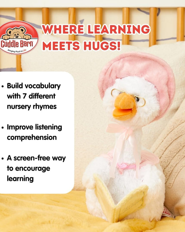 – Mother Goose Animated Stuffed Animal Reads Nursery Rhymes, 14”