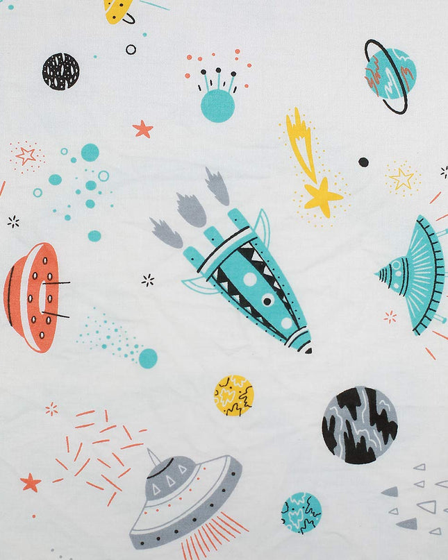 Astronaut Space Galaxy Baby Crib Sheet Outerspace Adventures 100% Soft Breathable Microfiber Baby Sheet Fits Standard Size Crib Mattress 28In X 52In Nursery Sheet -By