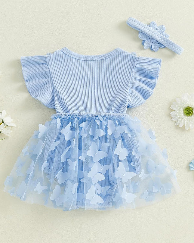 Baby Girl Lace Romper Bodysuit Outfits for Birthday,Photoshoot,Photography,Cake Smash,Gift