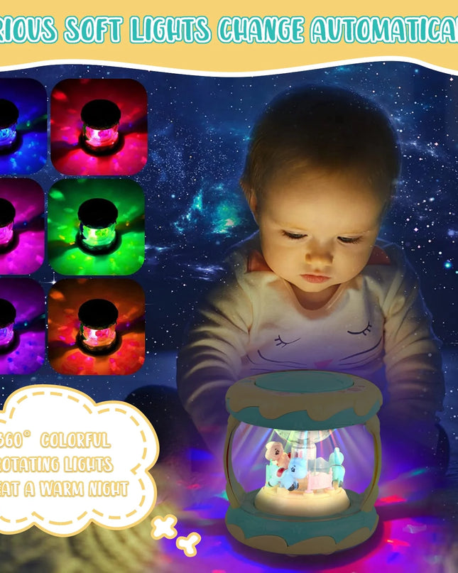 Toddler Toy for 1 Year Old - Rotating Light up Musical Toy - Learning Toys for Baby 6 to 12 Months - Birthday Gifts for Kids 1 2 Years Old Boys Girls
