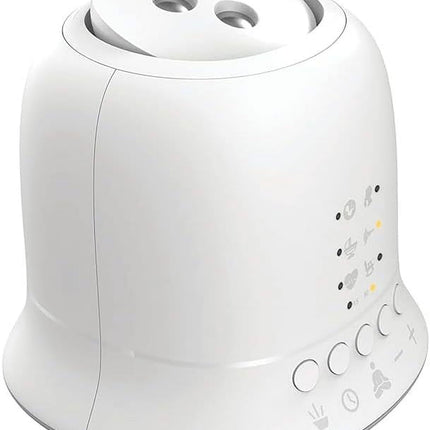 Soundspa Lullaby Baby Sound Spa, Sounds and Projection, 6 Sounds, Lullaby, Shush, Rock-A-Bye, Twinkle Twinkle, White Noise, Heartbeat, Tilt Projector with 9 Images, Auto-Off Timer