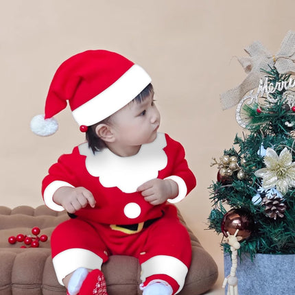 Baby Boys and Baby Girls Christmas Santa Claus Costumes Size 0-24 Months