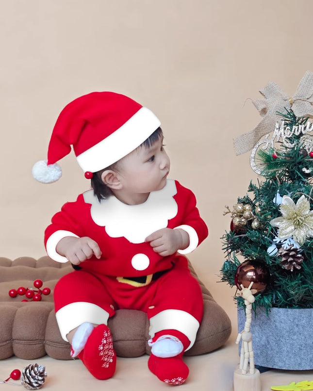 Baby Boys and Baby Girls Christmas Santa Claus Costumes Size 0-24 Months