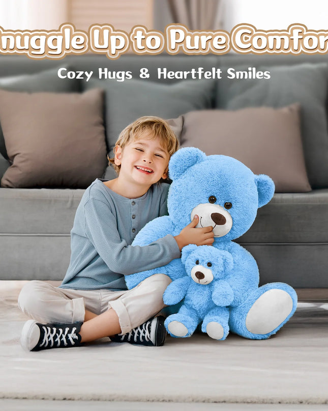 39" Giant Teddy Bear Mommy and Baby Soft Plush Bear Stuffed Animal