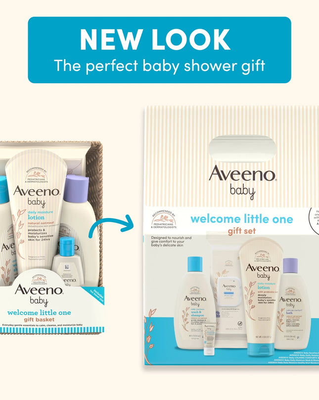 Baby Welcome Little One Gift Set, Nourishing Oat, 5 Items