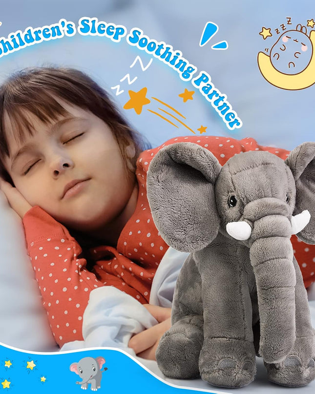 Stuffed Elephant Plush Animal Toy (12 X 9 X 15 Inch)