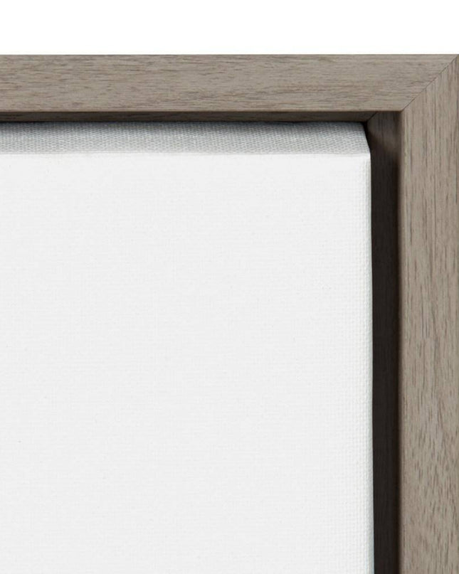 Sylvie "Sleepy Animal" by Amy Peterson Framed Canvas Wall Art Set 18 In. X 24 In.