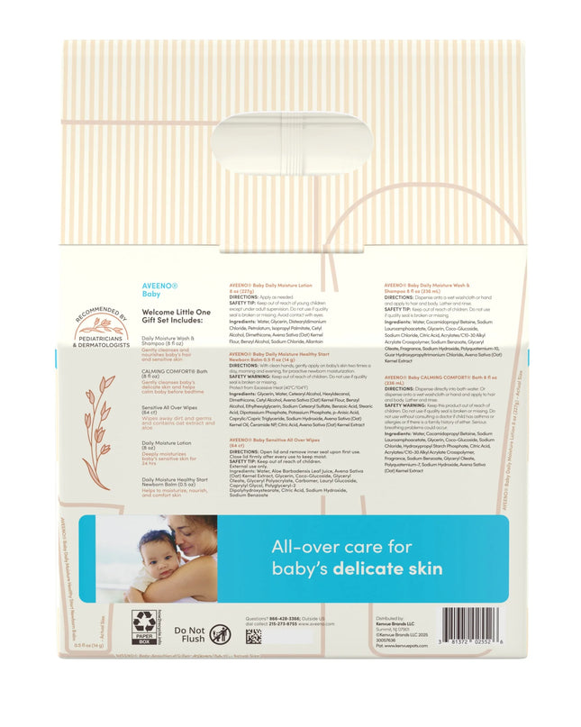 Baby Welcome Little One Gift Set, Nourishing Oat, 5 Items