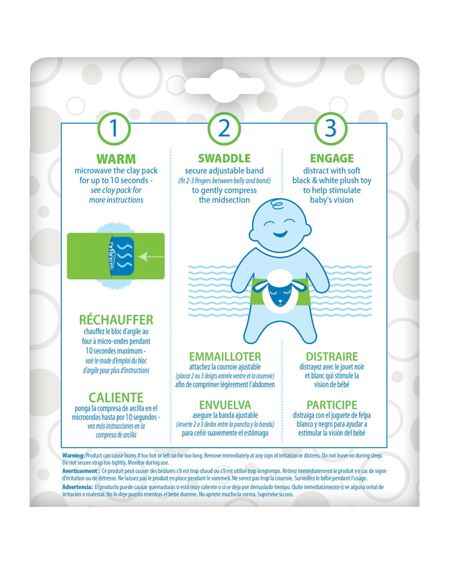 Infant Gripebelt Heated Belly Band, Soothe Baby'S Tummy with Gentle Warmth and Compression, Lamb, 0M+