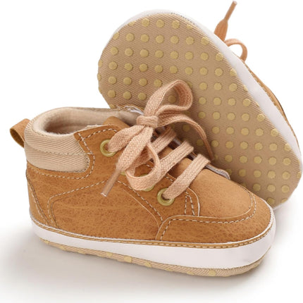 Baby Boys Girls Booties Fleece Anti-Slip Soft Sole Boots Toddler First Walker Warm Shoes