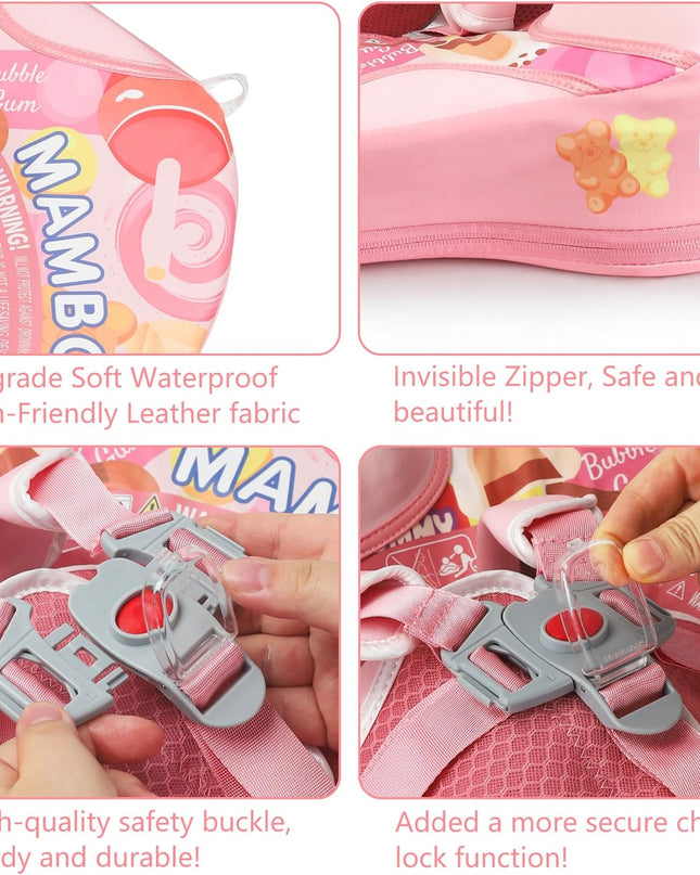 Mambobaby Add Tail Newest Baby Float with Sun Canopy – Candy