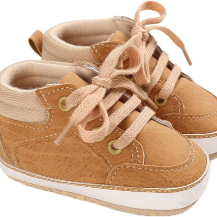 Baby Boys Girls Booties Fleece Anti-Slip Soft Sole Boots Toddler First Walker Warm Shoes