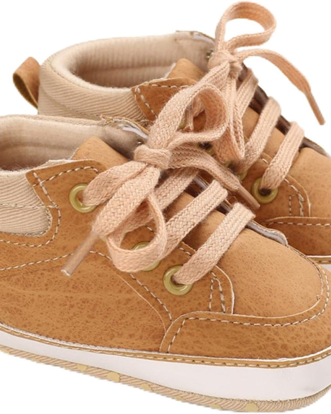 Baby Boys Girls Booties Fleece Anti-Slip Soft Sole Boots Toddler First Walker Warm Shoes