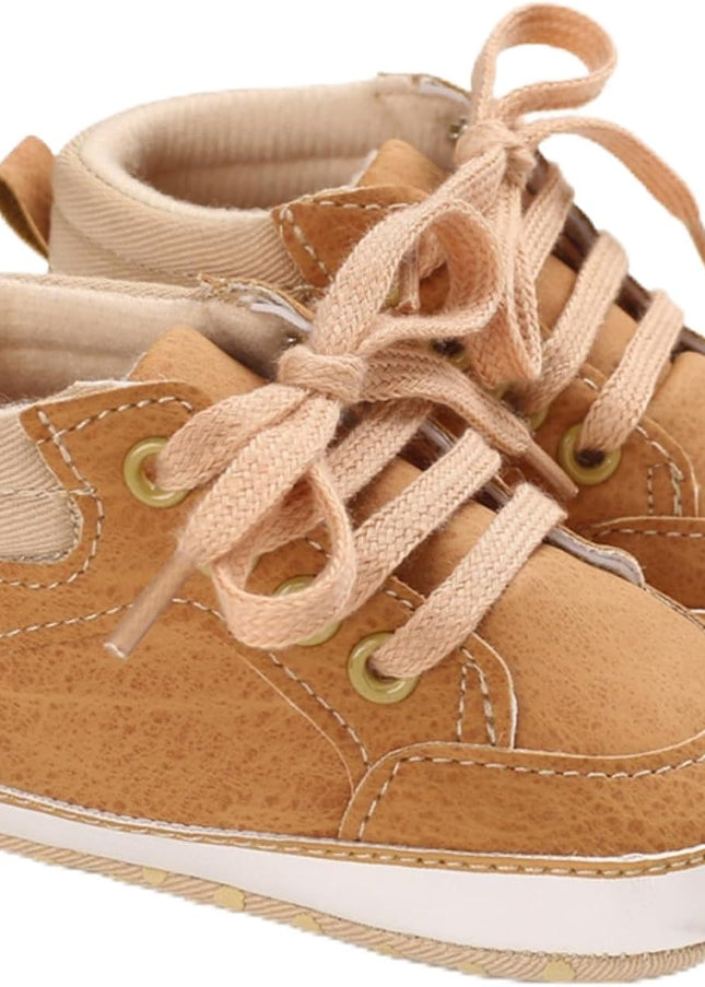 Baby Boys Girls Booties Fleece Anti-Slip Soft Sole Boots Toddler First Walker Warm Shoes