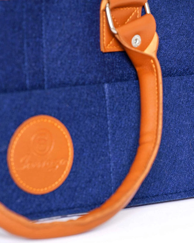 Diaper Caddy Organizer Bag Storage Tote for Baby Stuff Gifts for Moms Navy Blue