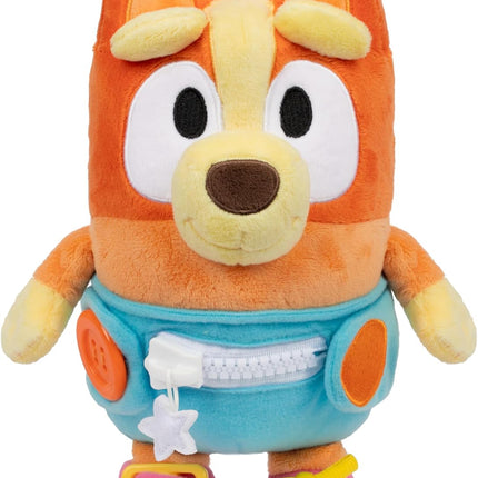 Bluey Dress & Play Baby Bingo Plush Interactive Learning Stuffed Animal New Toy
