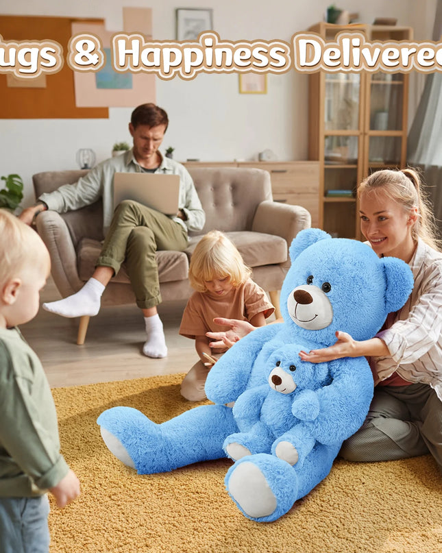 39" Giant Teddy Bear Mommy and Baby Soft Plush Bear Stuffed Animal
