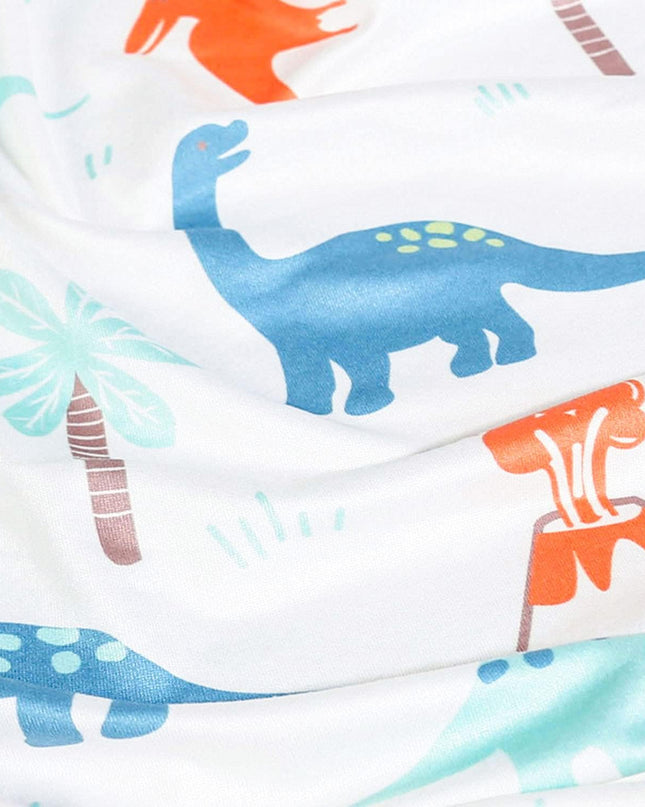 Jersey Knit Crib Sheet for Boys and Girls, Stretchy Fitted Crib Sheet Dinosaur Baby Toddler Bedding Set Collection, Breathable and Lightweight for Toddler Mattress up to 8”Thickness