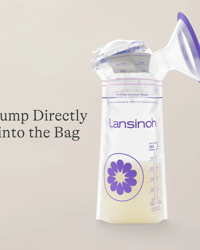 Breastmilk Storage Bags, 100 Count, Fast Freeze & Thaw, 6 Oz