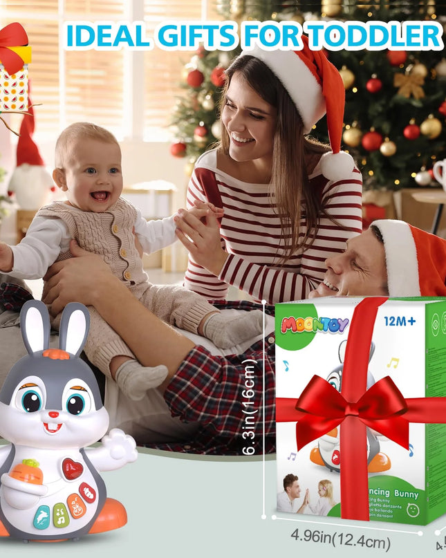 Baby Toys 6 to 12 Months Infant Tummy Time Toys Musical Bunny Crawling Toys for Babies 3 4 5 6 7 8 9 10 11 12 Months Early Learning Educational Toy with Light & Sound 1St Birthday Gifts
