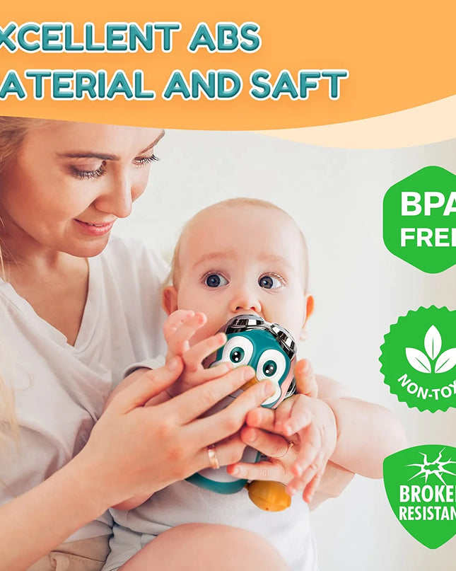 Musical Crawling Toys Penguin, Learning Moving Walking Dancing Toy with Music & Lights for Birthday Gifts