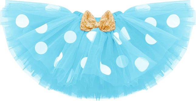 Baby Girl First Birthday Outfit Ruffle ONE Party Romper Polka Dots Tutu Skirt Headband Cake Smash Clothes Set