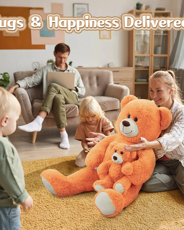 39" Giant Teddy Bear Mommy and Baby Soft Plush Bear Stuffed Animal