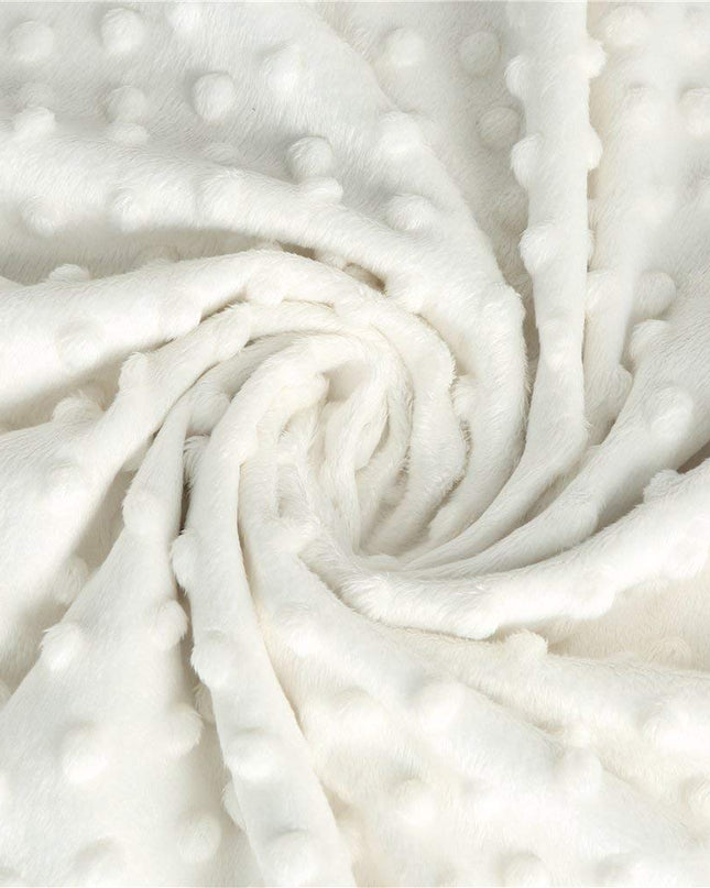 Baby Blanket for Girls Super Soft Double Layer Minky with Dotted Backing, Receiving Blanket with Blue Floral Multicolor Printed Blanket 30 X 40 Inch(75X100Cm)