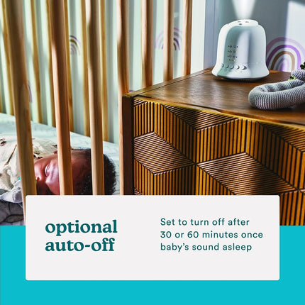 Soundspa Lullaby Baby Sound Spa, Sounds and Projection, 6 Sounds, Lullaby, Shush, Rock-A-Bye, Twinkle Twinkle, White Noise, Heartbeat, Tilt Projector with 9 Images, Auto-Off Timer