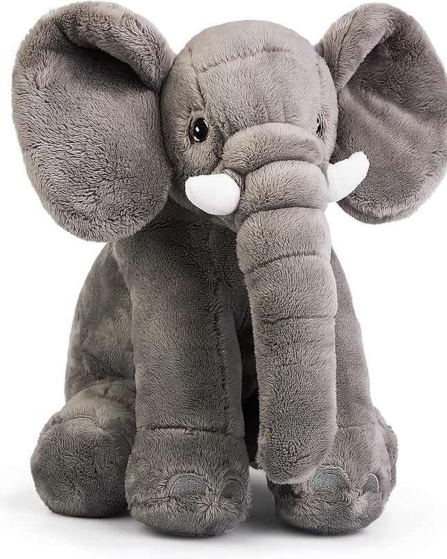 Stuffed Elephant Plush Animal Toy (12 X 9 X 15 Inch)
