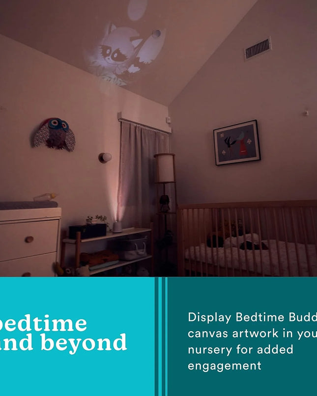 Soundspa Lullaby Baby Sound Spa, Sounds and Projection, 6 Sounds, Lullaby, Shush, Rock-A-Bye, Twinkle Twinkle, White Noise, Heartbeat, Tilt Projector with 9 Images, Auto-Off Timer