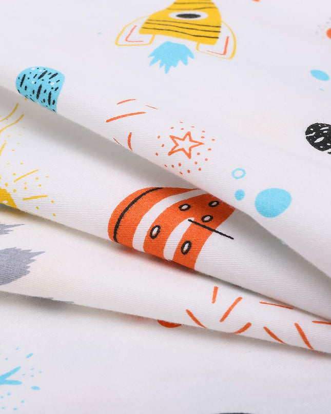 Astronaut Space Galaxy Baby Crib Sheet Outerspace Adventures 100% Soft Breathable Microfiber Baby Sheet Fits Standard Size Crib Mattress 28In X 52In Nursery Sheet -By