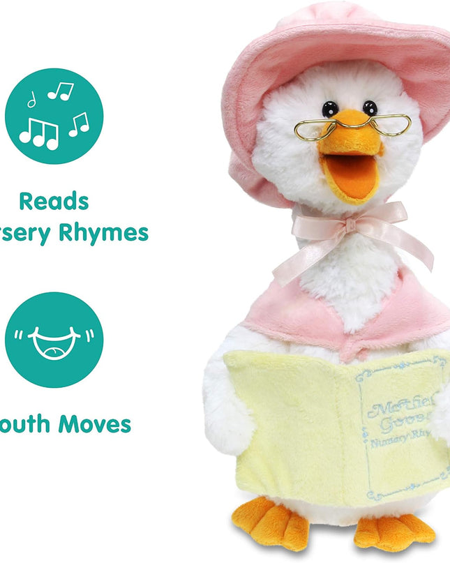 – Mother Goose Animated Stuffed Animal Reads Nursery Rhymes, 14”