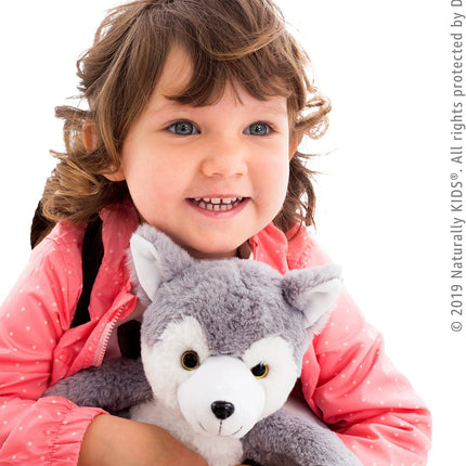 Wolf Backpack, Wolf Toys for Kids 3-5, Toddler Husky Stuffed Animal Gifts for 2 3 4 5 Year Old Girl Boy
