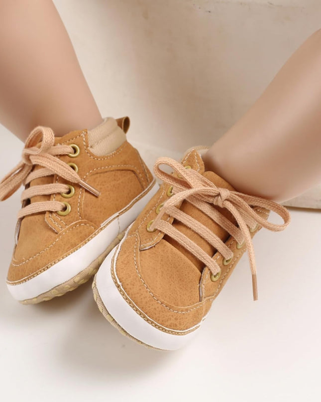 Baby Boys Girls Booties Fleece Anti-Slip Soft Sole Boots Toddler First Walker Warm Shoes