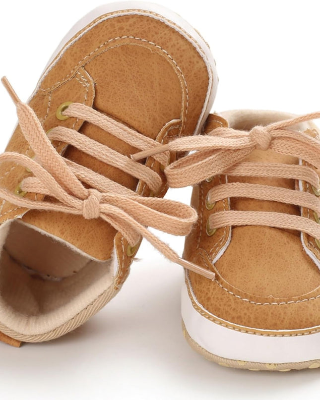 Baby Boys Girls Booties Fleece Anti-Slip Soft Sole Boots Toddler First Walker Warm Shoes