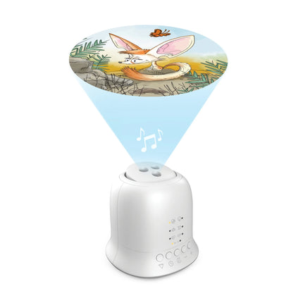 Soundspa Lullaby Baby Sound Spa, Sounds and Projection, 6 Sounds, Lullaby, Shush, Rock-A-Bye, Twinkle Twinkle, White Noise, Heartbeat, Tilt Projector with 9 Images, Auto-Off Timer