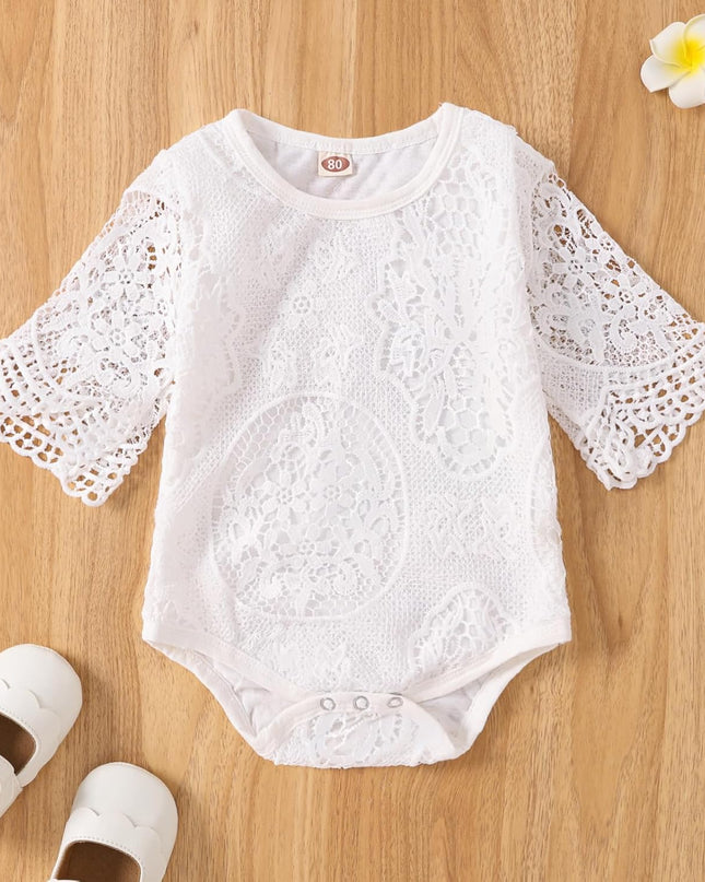 Baby Girl Clothes Outfits Toddler Infant Baby Romper Top+Jeans Clothing Set