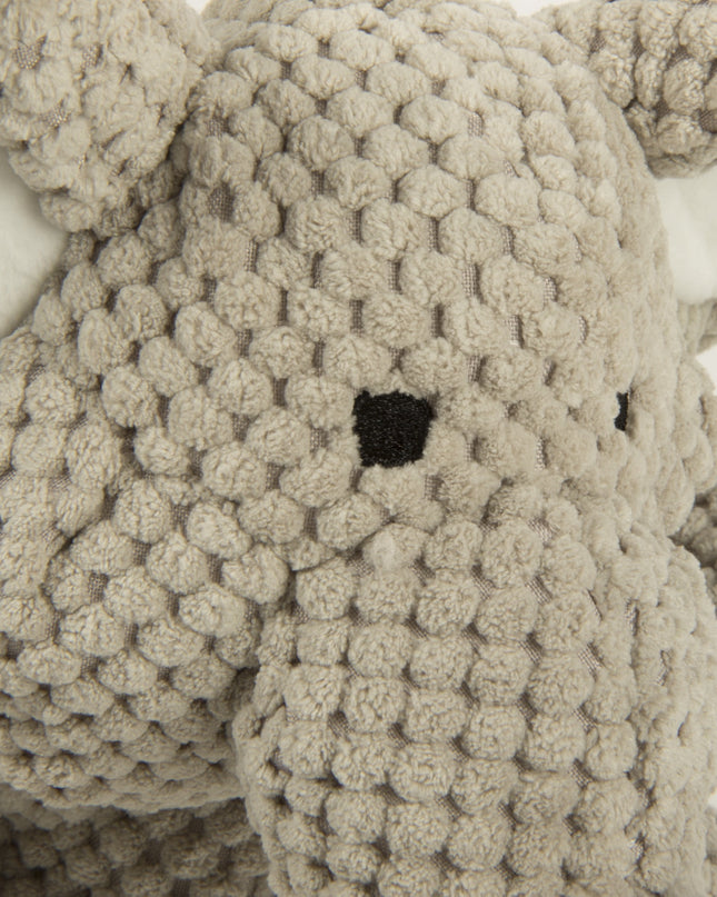 ® Checkers™ Elephant with Chew Guard Technology™, Durable Plush Squeaker Dog Toy, Large, Gray