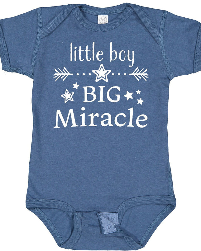 Little Boy, Big Miracle Boys Baby Bodysuit