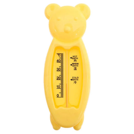Thermometer Digital Thermometer Cute Children'S Cartoon Indoor Bath Thermometer Baby Bear Water Thermometer Thermometer for Adults Yellow