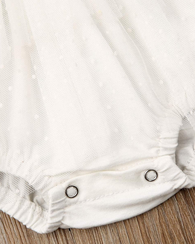 Baby Girl Lace Romper Bodysuit Outfits for Birthday,Photoshoot,Photography,Cake Smash,Gift