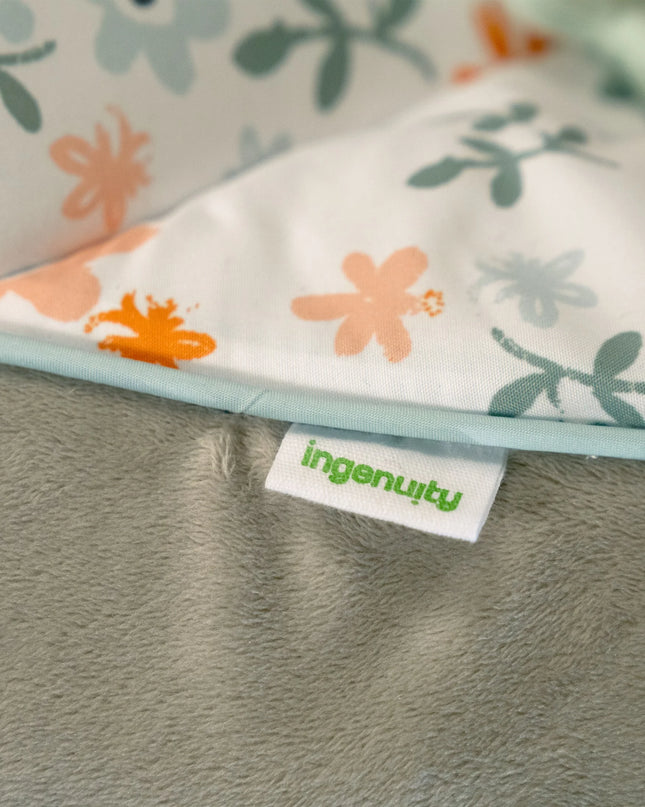 Inlighten Baby Swing, 5-Speed, Swivel Infant Seat, Nature Sounds, Lights - Pink, Nally