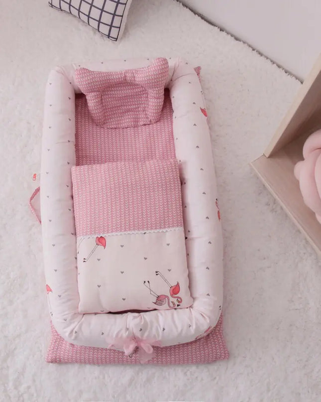 Portable Anti-Fright Bed for Newborns