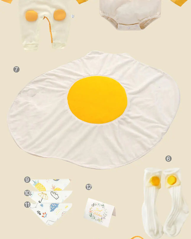 Newborn Gift Box with Summer Dress and Baby Supplies