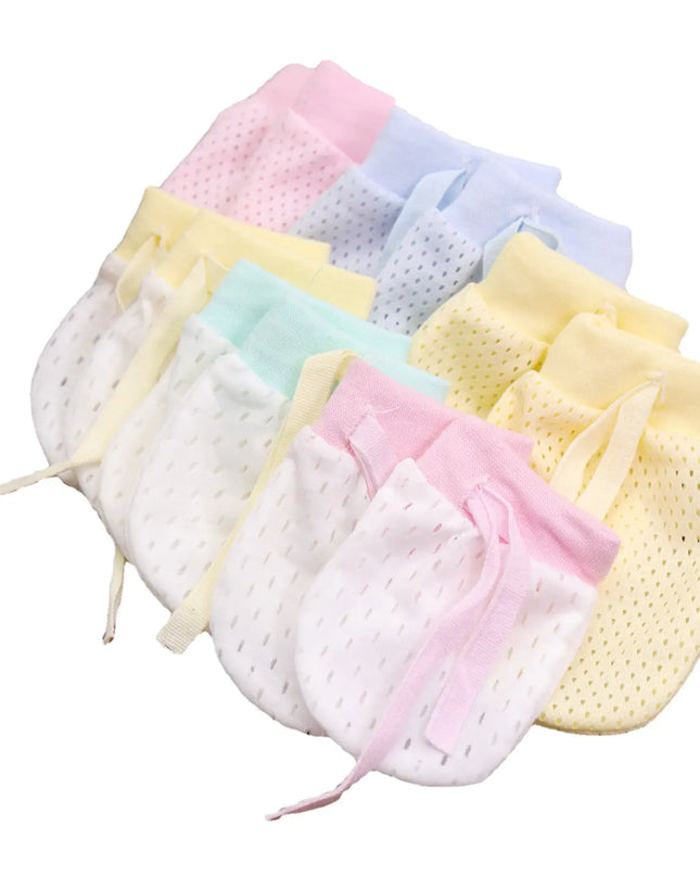 Adjustable Anti-Scratch Mittens for Infants and Newborns