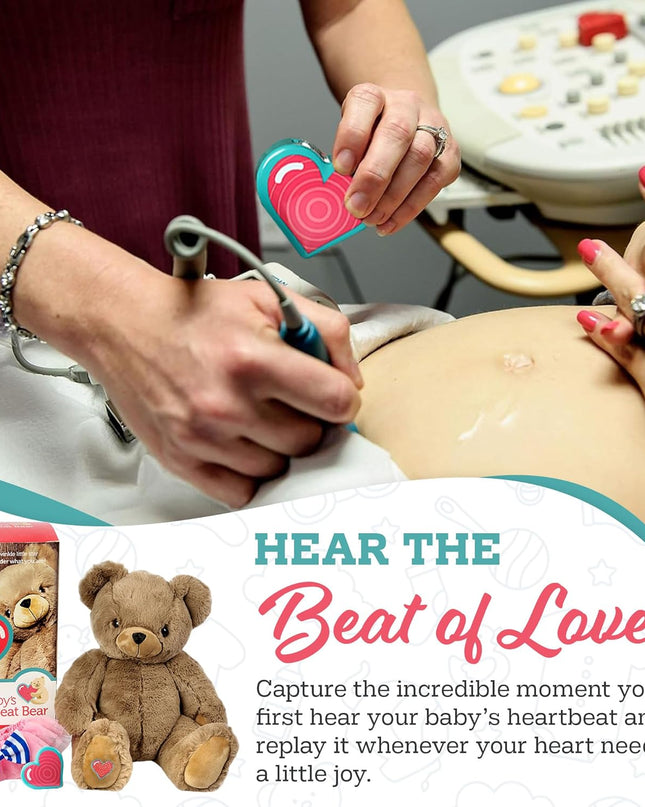 MBHB Digital Voice Recorder Animal W/20 Second Recorder, Dictaphone to Capture Baby'S Heartbeat during Pregnancy + Ultrasound, Not a Medical Device, Bunny