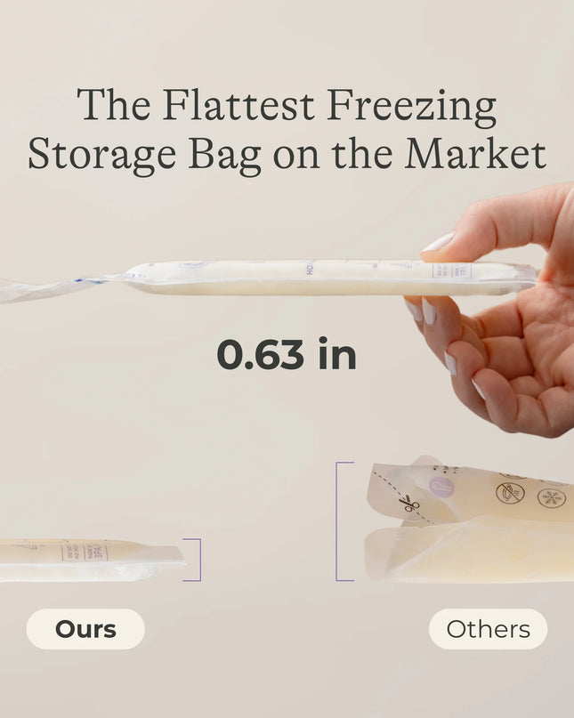 Breastmilk Storage Bags, 100 Count, Fast Freeze & Thaw, 6 Oz